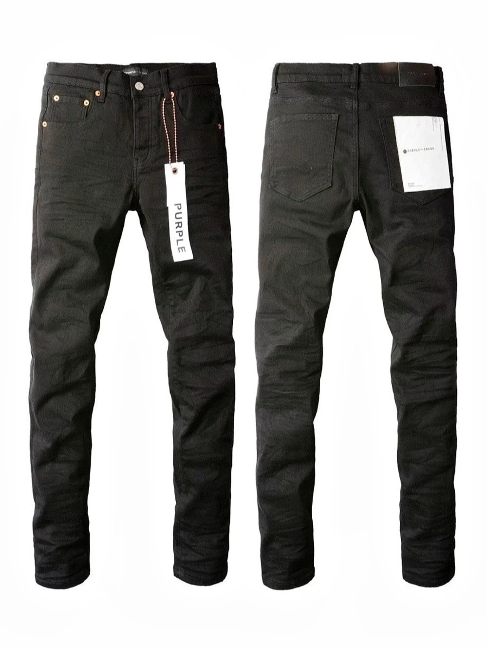 Purple Men's Skinny Jeans in Black NWT